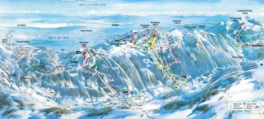 Le plan des pistes Votre terrain de jeu