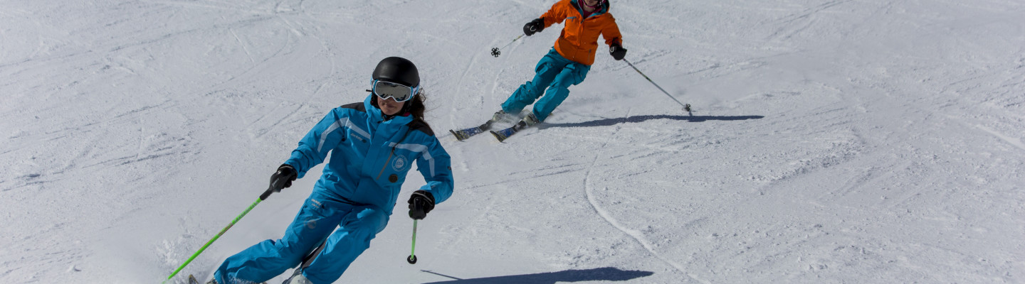 Adult ski lessons